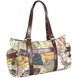 Sydney Love Quilted Subway Print E/W Satchel