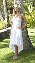 Princess Kamamalu Hawaiian Wedding Dress - Alii Collection Hawaiian Print Beach Wedding Dress