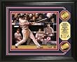 Mike Lowell 2007 World Series MVP Photo Mint w/ two 24KT Gold Coins - Boston Red Sox Plaque