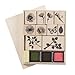 Martha Stewart Crafts Wooden Rubber Stamp Set, Nature
