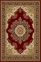 Traditional Area Rug, Home Dynamix Nobility Red, 100% Wool