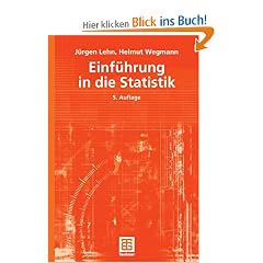 Einf�hrung in die Statistik (Teubner Studienb�cher Mathematik)