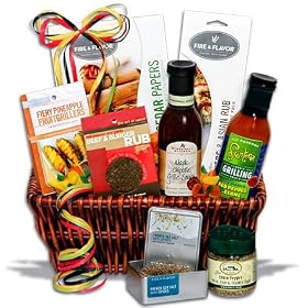 The Flame Enthusiast&trade; - Grilling - BBQ - Marinating - Cooking Gift Basket