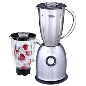 DeLonghi DBL750 600-Watt Pulse Power Blender with 2 50-ounce Jars, Stainless Steel by DeLonghi