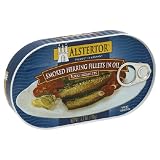 Alstertor Smoked Herring Fillets In Oil, 6.7-Ounce Tins (Pack of 6)