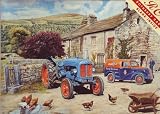 Fordson Major First Service (greetings card)