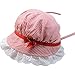 FUNOC® Adjustabe Toddlers Baby Girls Flower Stripe Sun Hat Cap Summer Cotton Bonnet