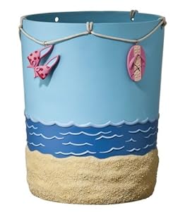 Amazon.com - Hanging Loose Collection Waste Basket Trash Can-Beach ...