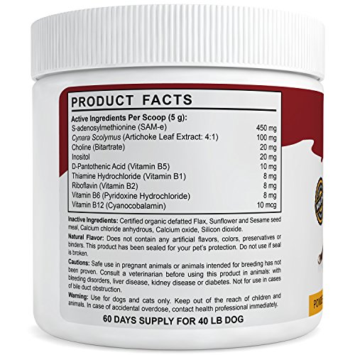 MaxxiSAMe SAMe Supplement for Dogs & Cats for Feline & Canine