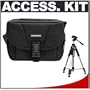Olympus Compact E-System SLR Gadget Bag + Deluxe Tripod with Carrying Case for EVOLT E-510, E-410, E-500, E-300, E-330, E-1 & E-3 Digital SLR Cameras