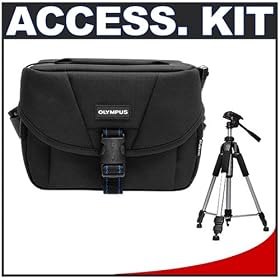 Olympus Compact E-System SLR Gadget Bag + Deluxe Tripod with Carrying Case for EVOLT... by Olympus