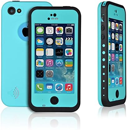 Teal New Arrival iPhone 5C Hard Shell Waterproof Cell Phone Protective Case, Awesome Protective Covers,Dirtproof, Snowproof, Shockproof Case.Buy Now to Protect Your Love iPhone!