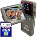 SVP HDDV-2880R 16MP Max TOUCH BUTTON 2.5-inch 270 DEGREE LCD Digital Video Camcorder + FREE 8GB High Speed SD Memory Card