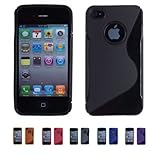 BLACK Apple iPhone 4 ( iPhone 4G, iPhone 4th Generation) 16GB 32GB S-CURVE  ....