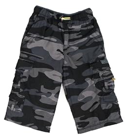 BOYS Brooks 360 Camo Cargo Messenger Shorts