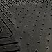 FANMATS 8933 Los Angeles Chargers 2-Piece Heavy Duty Vinyl Car Mat Set, Front Row Floor Mats, All Weather Protection, Universal Fit, Deep Resevoir Design