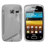 mumbi TPU Silikon Schutzh�lle f�r Samsung Galaxy Y Duos transparent schwarzvon "mumbi"