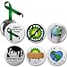 STOP BIG OIL Gulf bp Spill Relief 6-Pack of 2.25 inch Pinback Button Badges