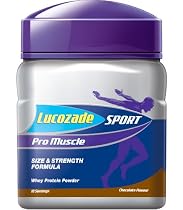 Lucozade Sport Pro Muscle Protein Chocolate 300g Tub 10 Servings