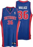 Rasheed Wallace Blue adidas NBA Authentic Detroit Pistons Jersey