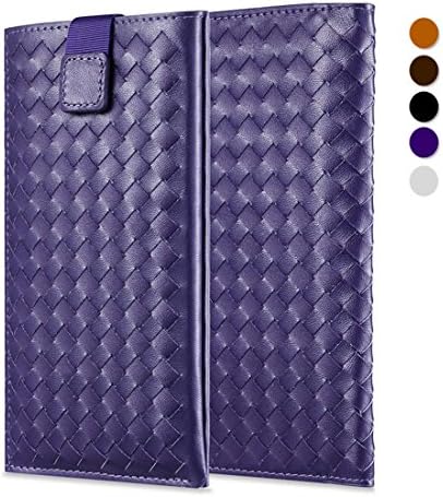 iPhone 7 Plus Wallet Case,Premium Leather Protective Card Holder Stand Fit Card Slot Case Wallet Cover For iPhone 7 Plus,iPhone 6/6s Plus,Samsung Galaxy S7/S7 EDGE,(Weave Purple)