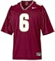 Florida State Seminoles Youth #6 Home College Replica Football Jersey By Nike Team Sports (XL=20)