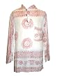 # 401 UNISEX RAYON GODDESS SCRIPT PRINTED YOGA TUNIC BLOUSE