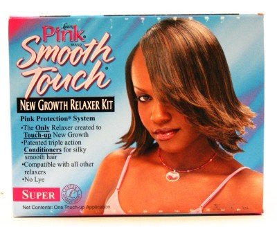 Luster's Pink Smooth Touch New Growth Relaxer Kit Super (3-Pack) with Free Nail File