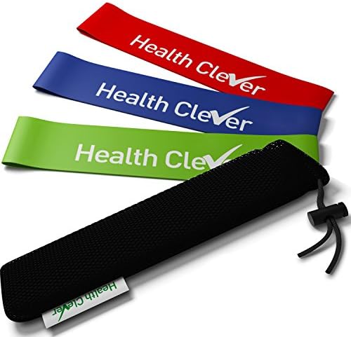 Best Workout Resistance Loop Bands Exercise for Legs and Arms / Low Impact Stretch Bands for Men and Women / Workout Anywhere - At Home, Gym or Travel / Great for Rehabilitation - Physical Therapy Bands