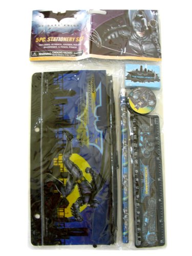  DC Comics Batman 5 Pc Stationery Set [Toy]