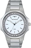 TECHNOS (テクノス) 腕時計 石付きベゼル 5気圧防水 T2591SW メンズ