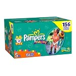 Pampers Baby Dry Diapers, Size 5, 156-Count