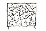 Bird and Branch Fireplace Screen