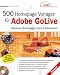 Computer Software : 500 Homepage Vorlagen für Adobe GoLive