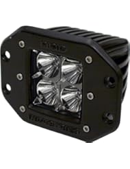 Rigid Industries 21211 Dually Floodlight Flush Mount, (Set of 2)