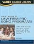 Vault Guide to Law Firm Pro Bono Programs