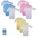 3-Pack Rib Knit Infant Gowns