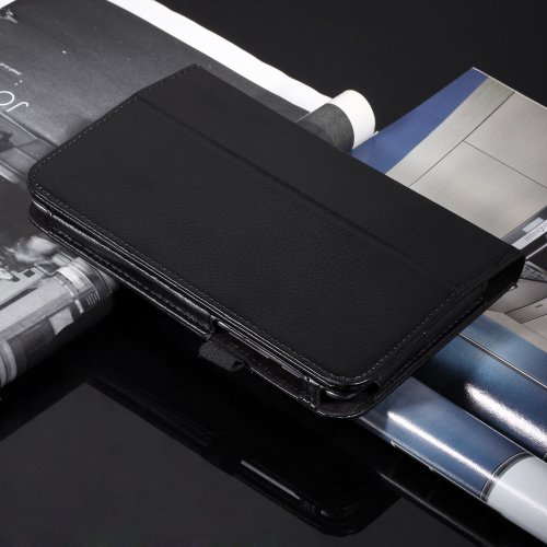 ATC Slim Cover Case for Google Nexus 7 Android Tablet by Asus (Black) with Free Screen Protector & Stylus