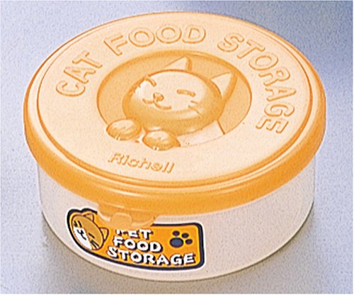 リッチェル 猫用缶づめの保存容器 M オレンジ