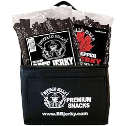 Buffalo Bills Double Pounder Beef Jerky 6-Pack Gift Cooler (filled with 2 lbs of Buffalo Bills Premium Beef Jerky)