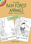 Invisible Rain Forest Animals Magic Picture Book (Dover Little Activity Books)