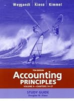 Accounting Principles, with PepsiCo Annual Report, Study Guide, Volume II, Chapters 14-27