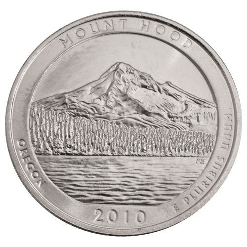2010 P America the Beautiful Mount Hood National Park (Oregon) Quarter