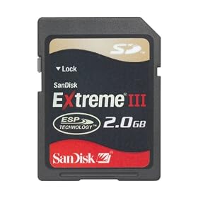 Click here to buy SanDisk 2 GB SDSDX3-2048-901 Extreme III SD Memory Card Retail Package by SanDisk.