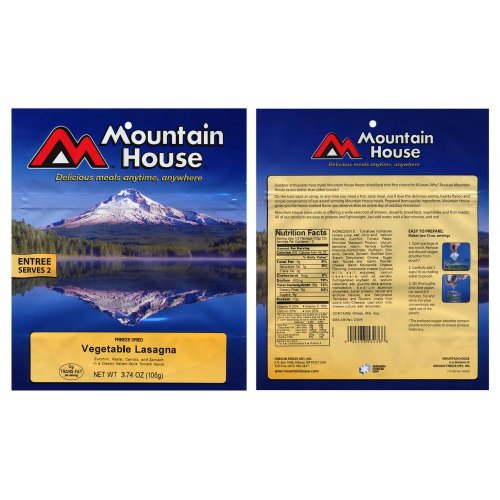 Mountain House Vegetable Lasagna - Serves 2