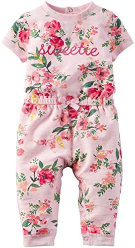Carter's Baby Girls' French Terry Jumpsuit (Baby)