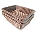 Colorbasket Rectangular Thick Trim Storage Basket, (Brown)