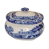 Spode Blue Italian Earthenware 9-Ounce Sugar Bowl and Cover