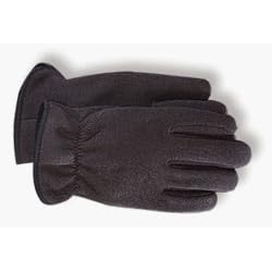 Cotton Fleece Lined Jersey Gloves - Cotton Lined Jersey Large from Cotton Gloves