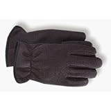Cotton Fleece Lined Jersey Gloves - Cotton Lined Jersey Large